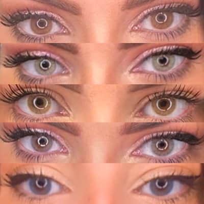 מארז ביוטי-ערכת ריסים מגנטיים ואיילינר מגנטי+עדשות צבע שנתיות מותג- ליידי ביוטי