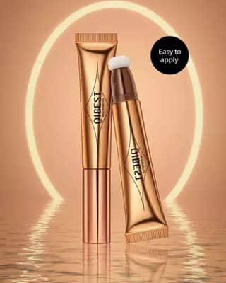 שימר מבריק נוזלי+צללית עם ספוגית