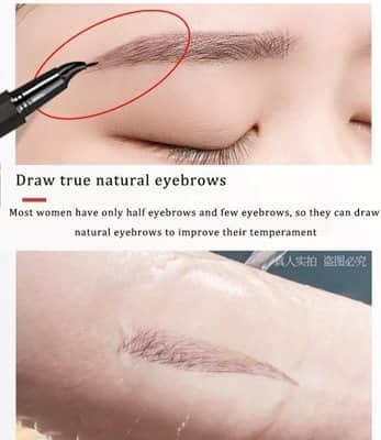 עפרון גבות המדמה שיער